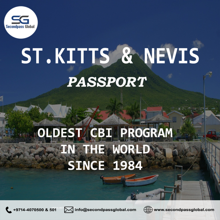 Second Citizenship By Investment Program Residency By Investment   St. Kitts Nevis Passport 768x768 