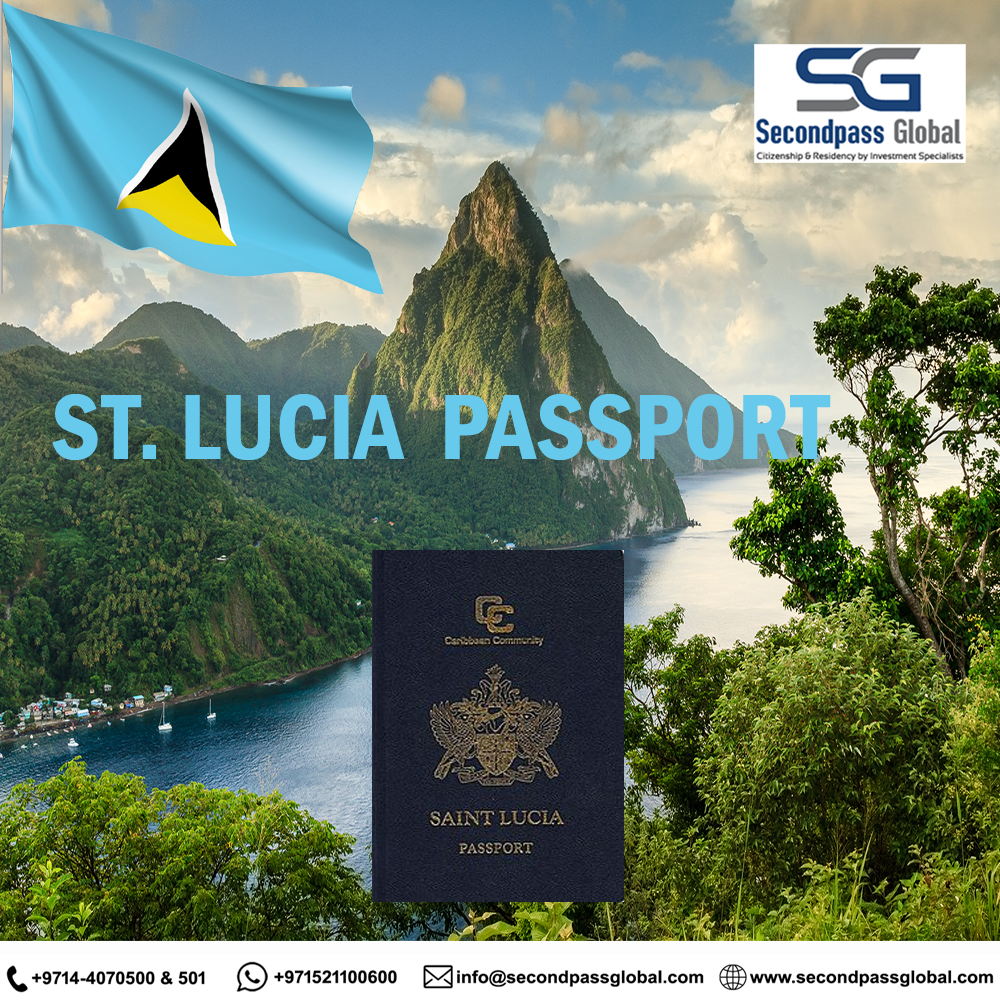 Second Citizenship By Investment Program Residency By Investment   St. LUCIA 