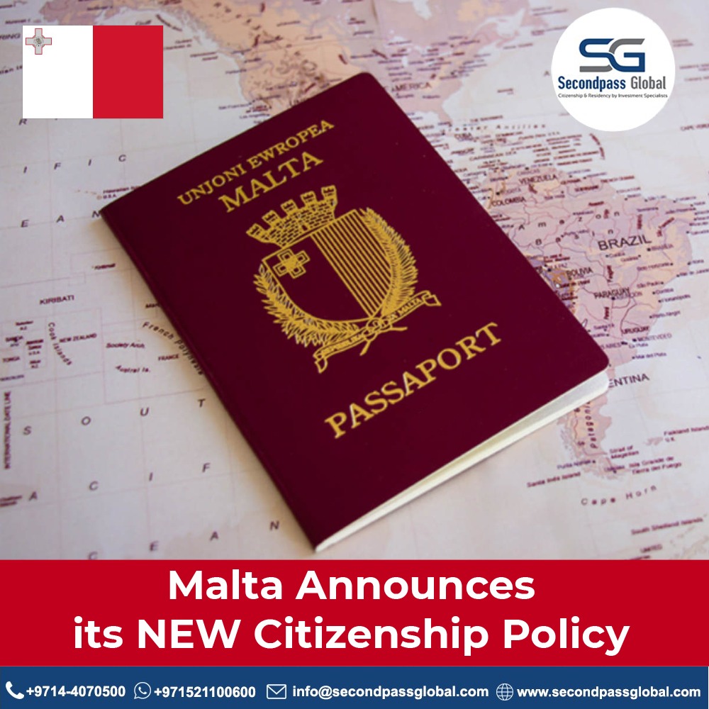 Malta Announces its NEW Citizenship Policy
