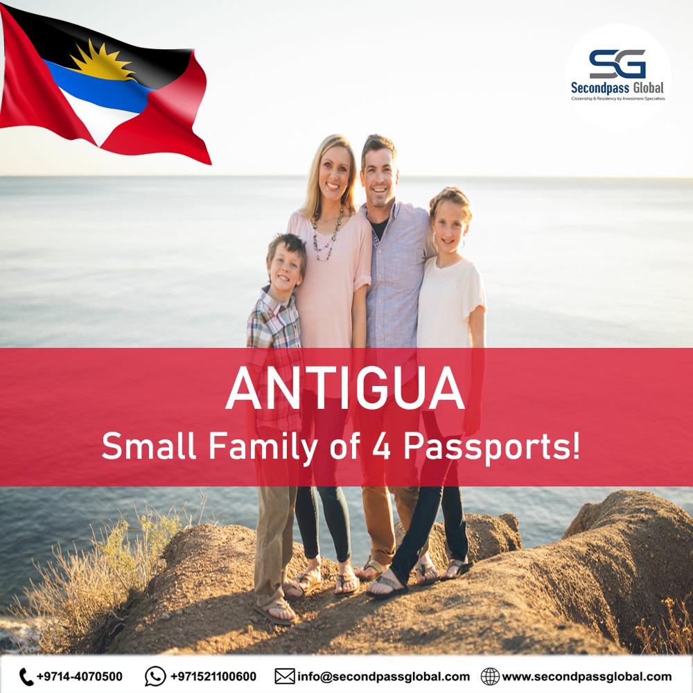 Second Citizenship By Investment Program Residency By Investment   ANTIGUA PASSPORT 