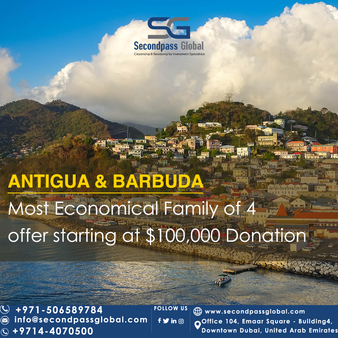 Second Citizenship By Investment Program Residency By Investment   ANTIGUA BARBUDA 